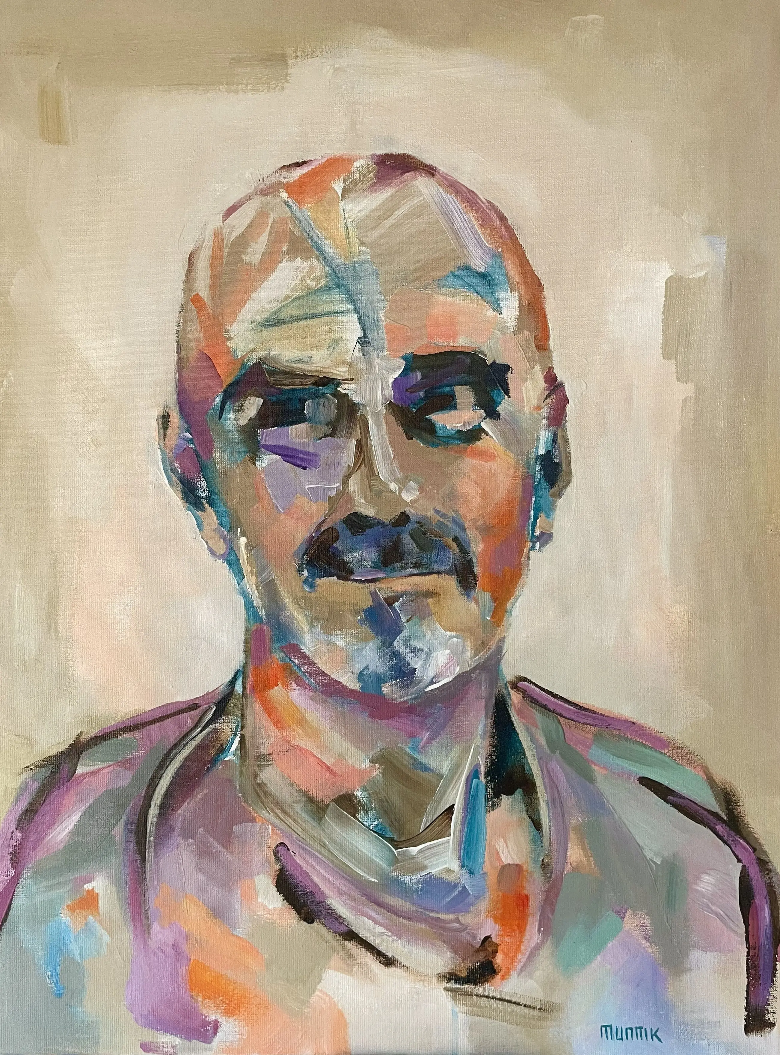 Peter Munnik | zonder titel | olieverf op doek | 60 x 50 cm