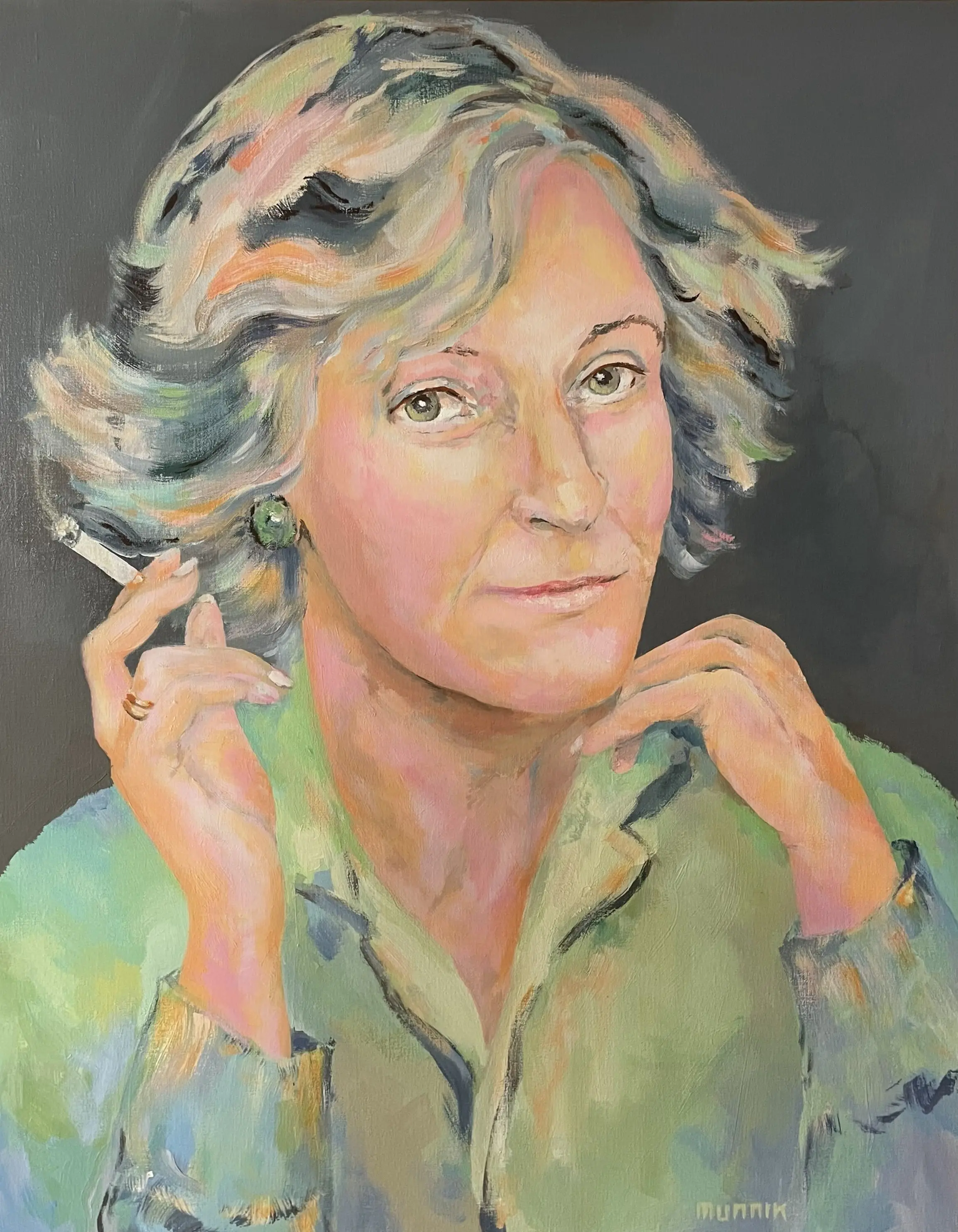 Peter Munnik | zonder titel | olieverf op doek | 60 x 50 cm