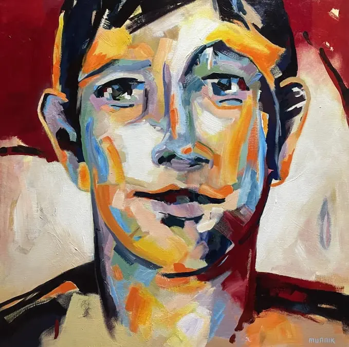 Peter Munnik | zonder titel | acryl op doek | 100 x 100 cm | € 1500