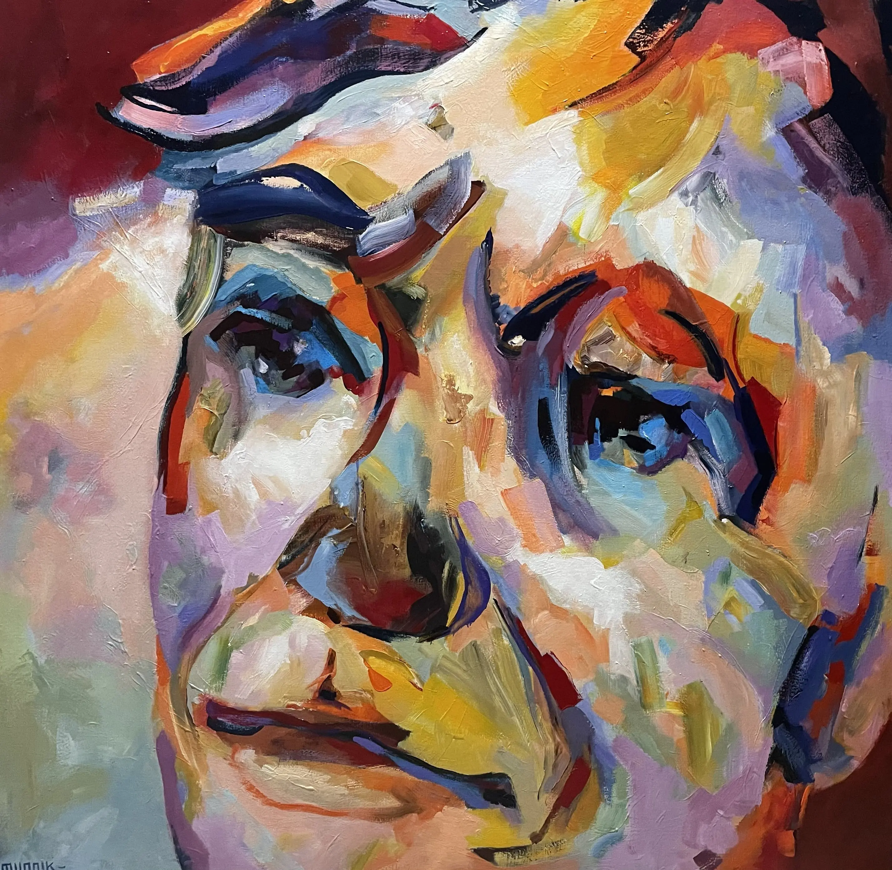 Peter Munnik | zonder titel | olieverf op doek | 60 x 50 cm